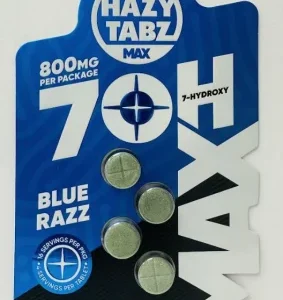 Hazy Tabz 7oh Max Blue Razz 200mg