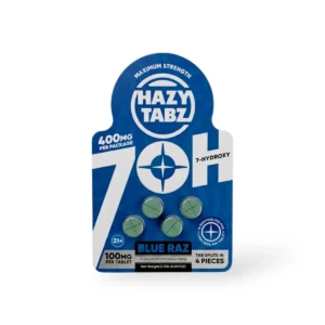 Hazy Tabz Maximum Strength 7-Hydroxy Blue Razz 100mg Tablet