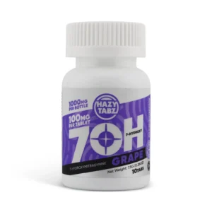 Hazy Tabz 7-Hydroxy Chewable Tablets Grape 100mg